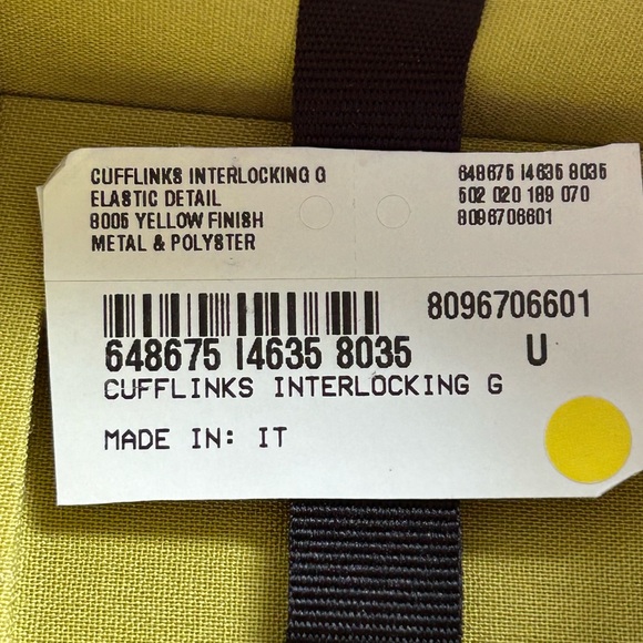 Gucci cufflinks NWT - Picture 4 of 7